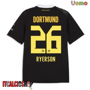 Borussia Dortmund Julian Ryerson #26 Seconda Maglia 2026-27 Manica Corta Borussia Dortmund Julian Ryerson #26 Seconda Maglia 2026-27 Manica Corta